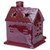 Ceramic House with Star Cutouts Christmas Decoration - 4" - IMAGE 4