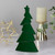 Solid Christmas Tree with Star Decoration - 10.75" - Dark Green - IMAGE 2