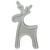 7.5" Gray Standing Reindeer Christmas Tabletop Decor - IMAGE 1