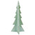 10" Green Pearl Finished Ceramic Christmas Tree Tabletop Decor - IMAGE 3