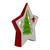 7" White and Red Christmas Tree in a Star Tabletop Decoration - IMAGE 2