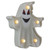 LED Lighted Ghost Halloween Marquee Sign -7" White - IMAGE 3