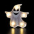 LED Lighted Ghost Halloween Marquee Style Decoration - 7" - White - IMAGE 3