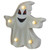 LED Lighted Ghost Halloween Marquee Sign -7" White - IMAGE 4