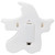 LED Lighted Ghost Halloween Marquee Style Decoration - 7" - White