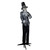 Lighted and Animated Groom Skeleton Halloween Decoration - 6' - IMAGE 3
