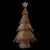 LED Lighted Mesh Christmas Tree Outdoor Decoration - 46" - Bronze Gold Finish - IMAGE 2