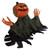 Animated Pumpkin Halloween Decoration - 30" - Black and Orange - IMAGE 4