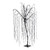LED Lighted Willow Tree Outdoor Halloween Decoration - 5.5' - Pure White Lights - IMAGE 2