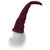 Gnome Head Christmas Decoration - 15" - Purple Plum and White - IMAGE 2