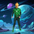 Boy's Green Lantern Tomar-Re Halloween Costume - Large 12-14  - Green - IMAGE 3