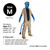 Avatar Deluxe Jake Sully Boy's Halloween Costume Medium 8-10 - IMAGE 4