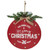 13.75" Battery Operated Red Ornament "We Wish You a Merry Christmas" Wall Sign - IMAGE 1