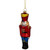 5" Shiny Red Nutcracker Soldier Hanging Glass Christmas Ornament - IMAGE 3