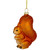 4" Burnt Orange Squirrel Hanging Glass Christmas Ornament - IMAGE 4