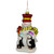 5.25" Snowman and Penguins Hanging Glass Christmas Ornament - IMAGE 3