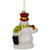 5.25" Snowman and Penguins Hanging Glass Christmas Ornament - IMAGE 5