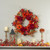 Leaves and Flowers Fall Harvest Wreath - 24-Inch, Unlit - IMAGE 2