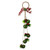 15-Inch Pine and Green Jingle Bell Christmas Door Hanger with Plaid Bow - IMAGE 1