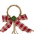 15-Inch Pine and Green Jingle Bell Christmas Door Hanger with Plaid Bow - IMAGE 4