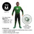 Boy's Green Lantern Kilowog Halloween Costume - Medium 8-10 - Green - IMAGE 4