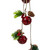 15" Pine and Red Jingle Bell Christmas Door Hanger with Plaid Bow - IMAGE 3