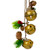 15-Inch Pine and Gold Jingle Bell Christmas Door Hanger with Plaid Bow - IMAGE 2