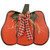 Wooden Pumpkin with Gingham Bow Fall Harvest Decoration - 15.25" - IMAGE 2