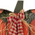 Wooden Pumpkin with Gingham Bow Fall Harvest Decoration - 15.25" - IMAGE 5