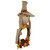 20" Yellow and Tan Fall Harvest Scarecrow Artificial Wreath Wall Decor - IMAGE 3