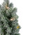 17" LED Mini Flocked Artificial Tabletop Christmas Tree with Burlap Base, Clear Lights - IMAGE 2