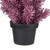 8.5" Pink Potted Metallic Glitter Artificial Pine Christmas Tree - Unlit - IMAGE 3