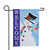 Snowman "Welcome" Christmas Outdoor Garden Flag - 18" x 12.5" - IMAGE 3