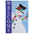 Snowman "Welcome" Christmas Outdoor Garden Flag - 18" x 12.5" - IMAGE 2