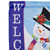 Snowman "Welcome" Christmas Outdoor Garden Flag - 18" x 12.5" - IMAGE 5