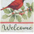 Green and Red Cardinal Christmas Outdoor Garden Flag 18" x 12.5" - IMAGE 4