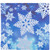 Sparkling Snowflakes "Merry Christmas" Outdoor House Flag - 28" x 40" - IMAGE 5