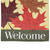 Red and Yellow Fall Leaves Welcome Outdoor House Flag - 40" x 28" - IMAGE 4