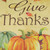 Give Thanks Pumpkin Fall Harvest Outdoor House Flag - 40" x 28" - IMAGE 6