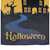 Spooky House Halloween Outdoor House Flag with Bats and Witch 28" x 40" - IMAGE 4