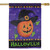 Happy Halloween Pumpkin in a Witch Hat Outdoor House Flag - 40" x 28" - IMAGE 3
