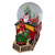 8.5" Green and Red Christmas Train Snow Globe - IMAGE 2