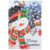 Snowman and Yellow Birds Merry Christmas Outdoor House Flag 28" x 40" - IMAGE 2