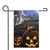 Pumpkins and Ghost Spooky Halloween Outdoor Garden Flag 12.5" x 18" - IMAGE 1