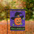 Jack-O-Lantern in a Witches Hat Halloween Outdoor Garden Flag - 18" x 12.5" - IMAGE 1
