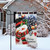 Snowman and Birds Merry Christmas Outdoor Garden Flag 12.5" x 18" - IMAGE 3