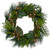 Leaves, Berry and Cedar Artificial Christmas Wreath - 20-Inch, Unlit - IMAGE 1