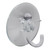 Pack of 2 Clear Large Hanging Christmas Suction Cup Hooks 2.5" - IMAGE 1