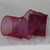 Pink Organza Sheer Wire Craft Ribbon 3" x 27 Yards - IMAGE 1