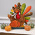 13" LED Lighted Turkey with Pumpkin Fall Harvest Decoration - IMAGE 2
